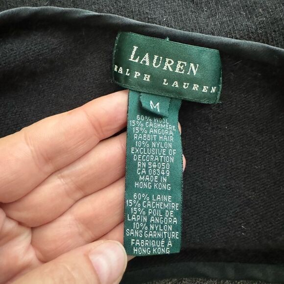 Ralph Lauren WOOL CASHMERE BLEND WOOL CASHMERE SWEATER SIZE M - Picture 11 of 12